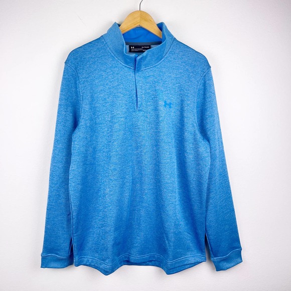 Under Armour Other - NEW Under Armour UA Storm SweaterFleece ¼ Zip Capri Blue Pullover Men’s Size XL